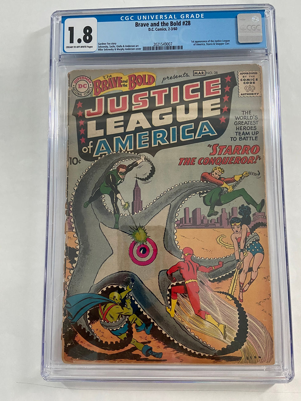 Brave & Bold # 28 CGC 1.8