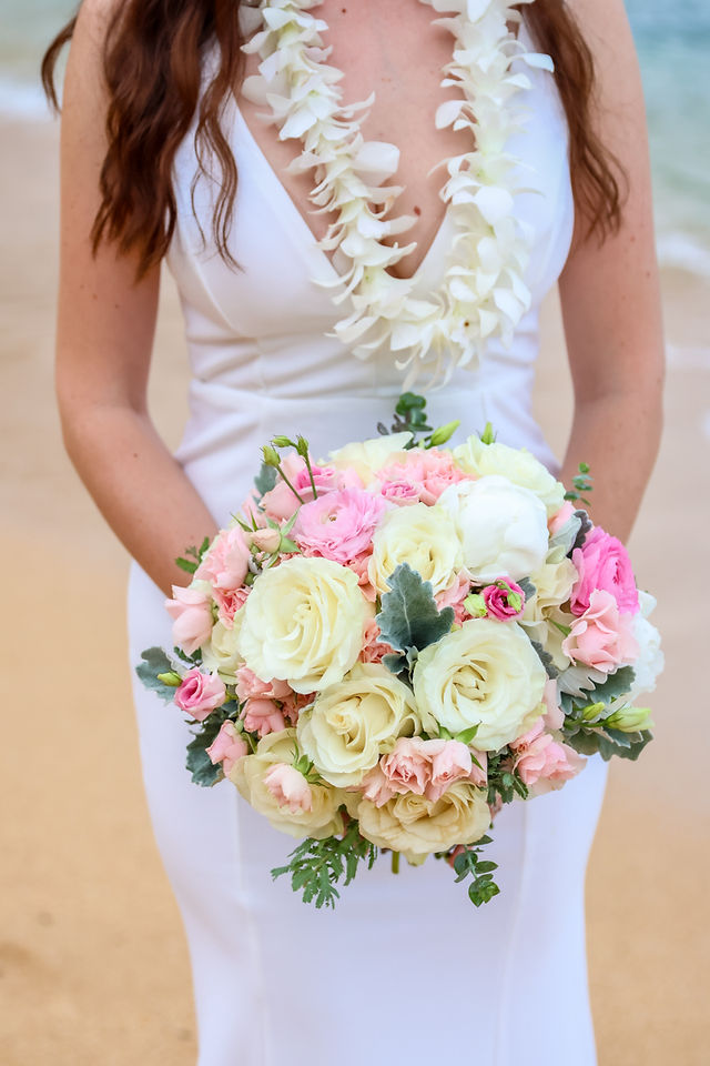 A Kauai Elopement at Tunnels Beach Kauai Wedding Photography by KEITH KETCHUM