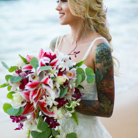 East side Kauai Wedding with Troy & Carly