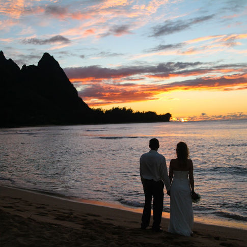 Kauai Wedding / Tunnels Beach with Chris & Candice