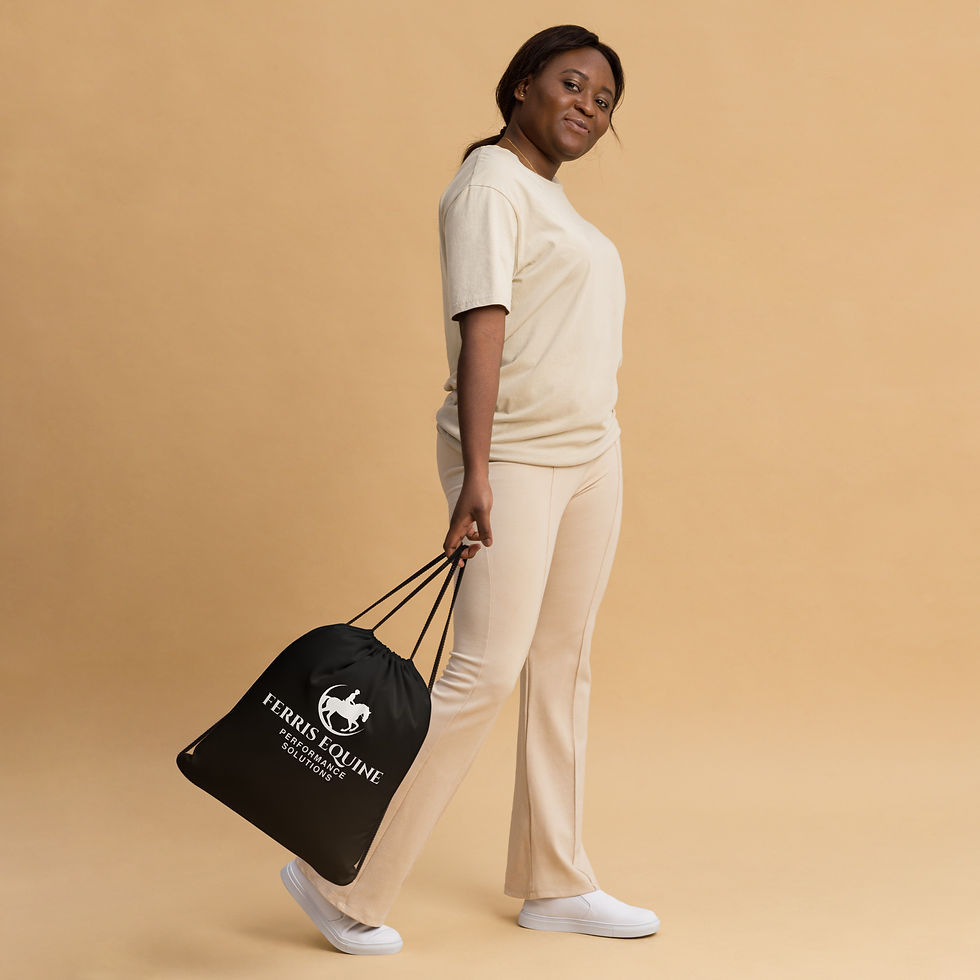 Thumbnail: Black Drawstring Bag