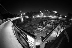 Liberty Bridge B&W