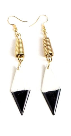 Thumbnail: Adinkra Bone Earrings