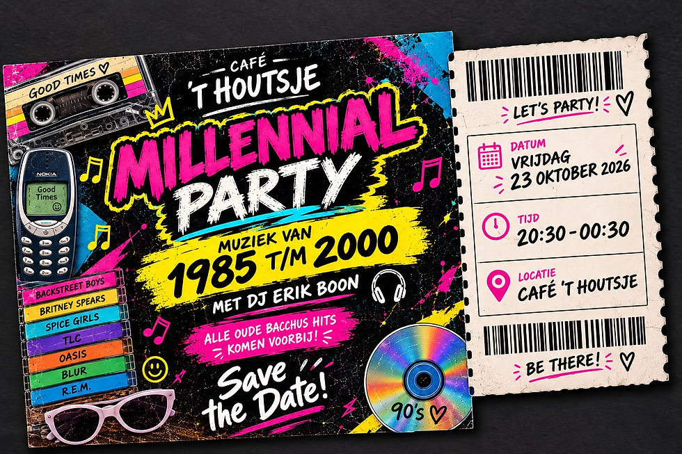 Millennial Party 23 oktober
