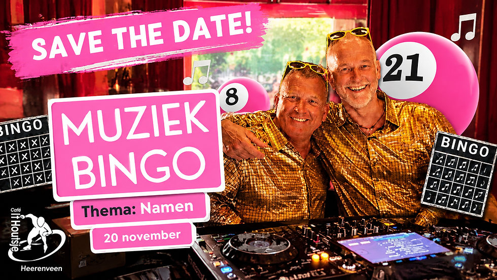 Muziek Bingo 20 november