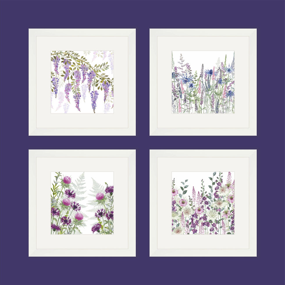 Thumbnail: Wisteria Blossoms Art Print