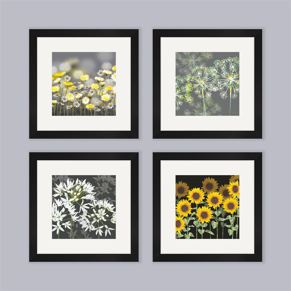 Thumbnail: Dandelion and Daisy Meadow Art Print