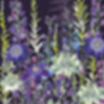 Purple Garden | Flower Garden with Delphiniums, Eryngiums and Clematis