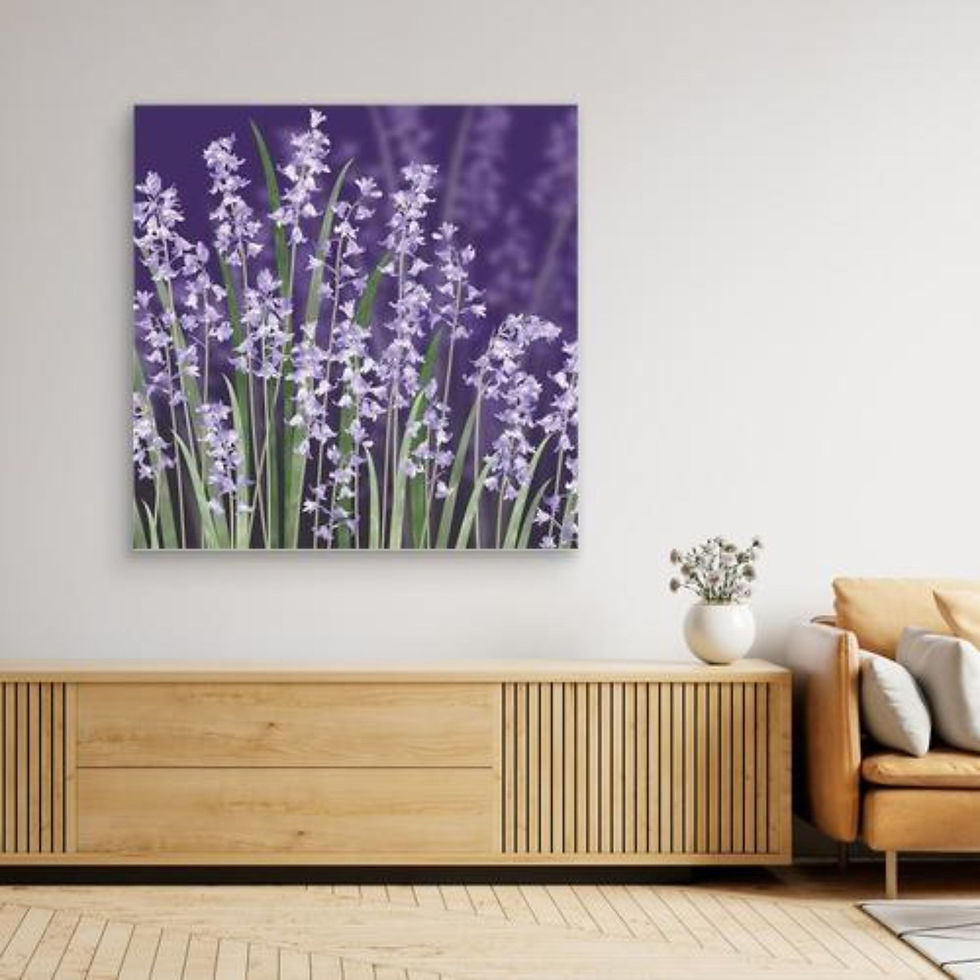 Thumbnail: Midnight Bluebells Canvas Print