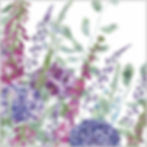 Summer Rhapsody | Summer Flower Garden with Pink Foxgloves and Hydrangeas