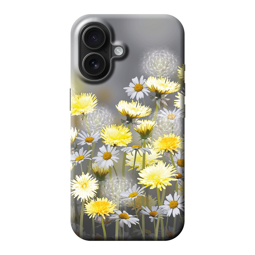 Thumbnail: Dandelion and Daisy Meadow iPhone Cases