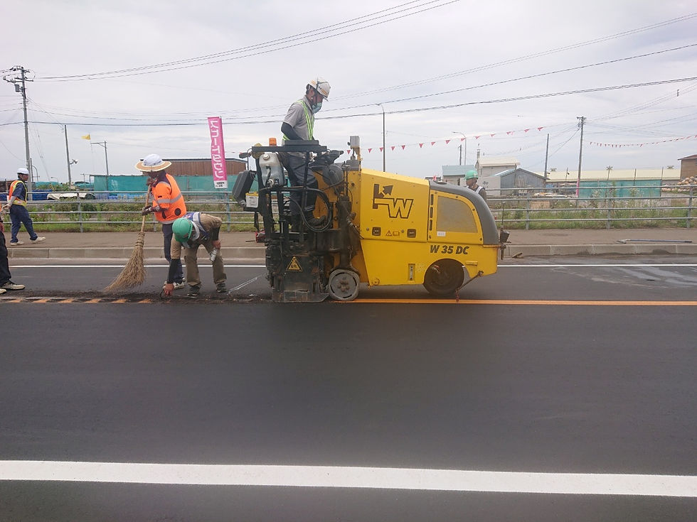 ランブルストリップス施工