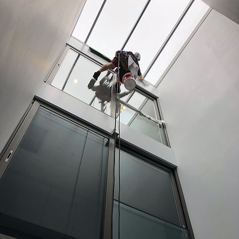 difficult access windows cleaning
