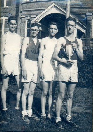 Bob Haseltine in his paratrooper uniform.