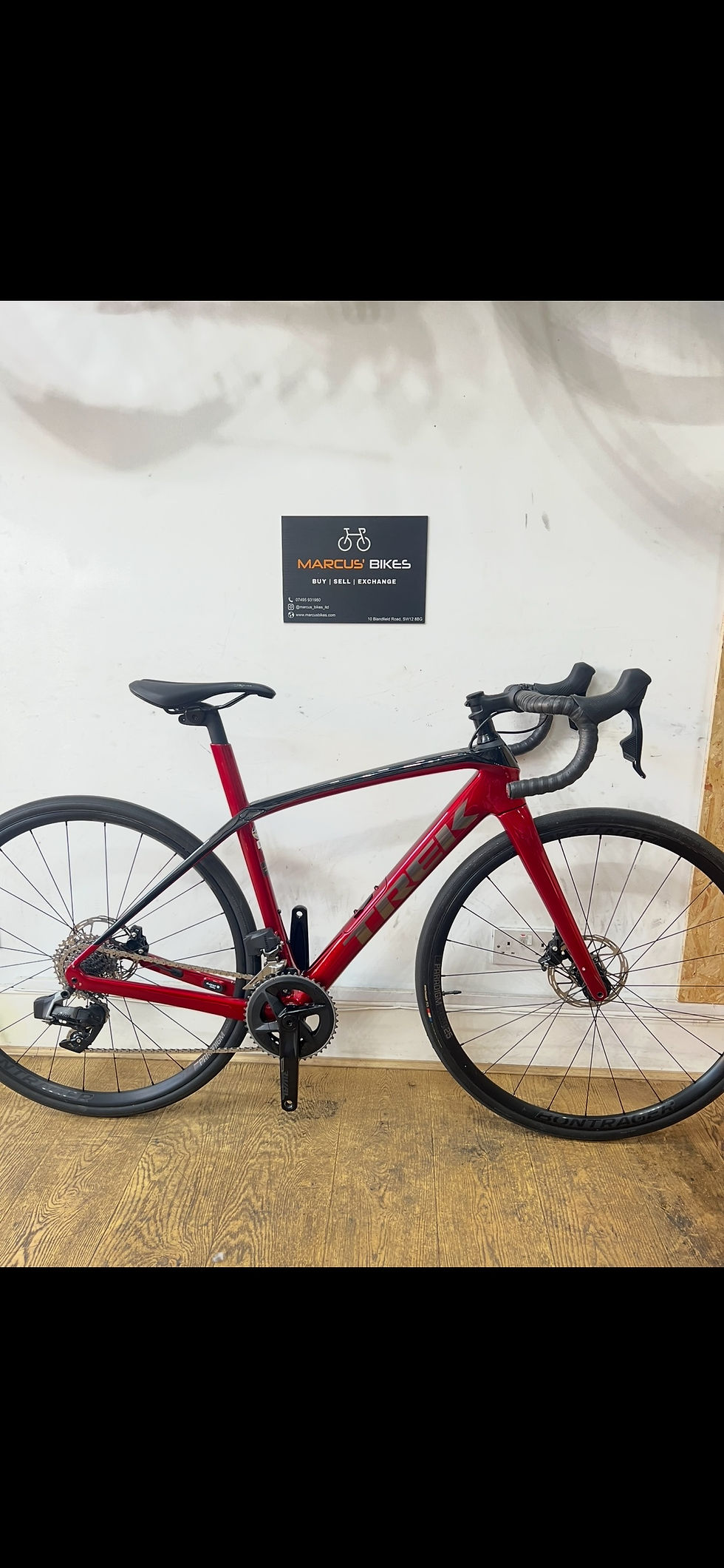 A Trek Domane SL 6 AXS road bike - 50cm