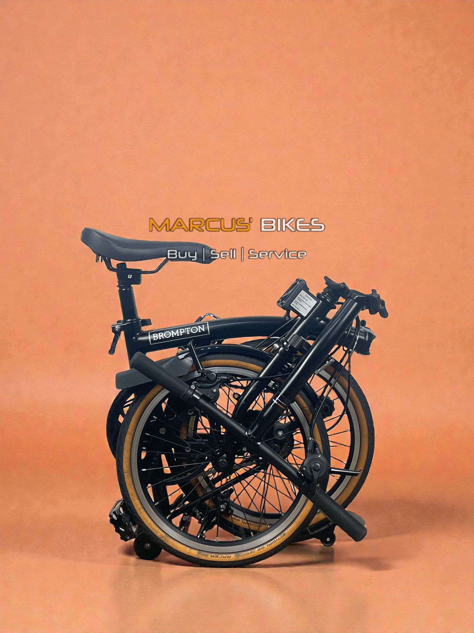 SOLD - Brompton C Line Urban - Black Edition