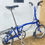 Thumbnail: SOLD Brompton C Line Explore - Luggage Rack - Piccadilly Blue