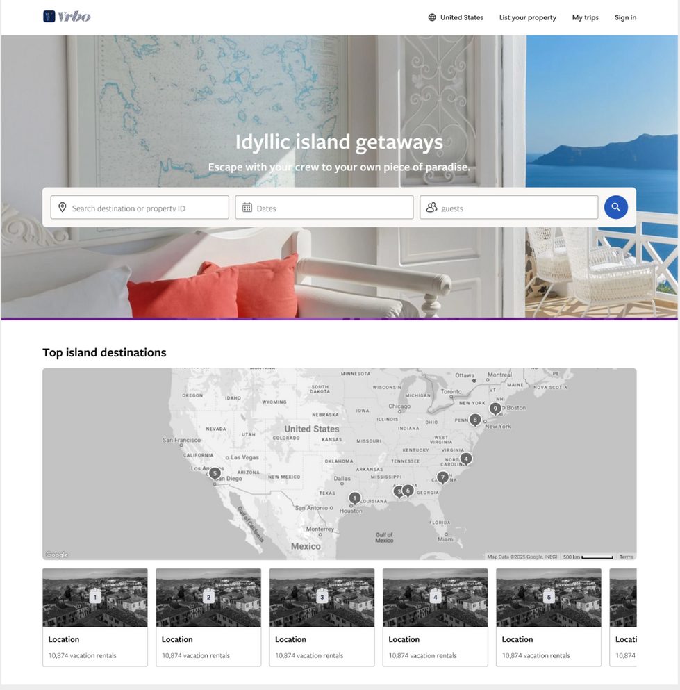 Vrbo island getaways landing page.png