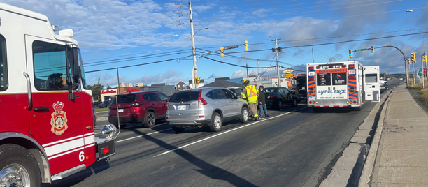 Two people sent to hospital following rear-end collision in the East-end of St. John’s Saturday morning