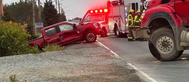 No Serious Injuries After Driver Strikes Dump Truck in St. John’s