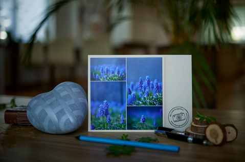 Fotografie-Grußkarte, planko mit Umschlag.