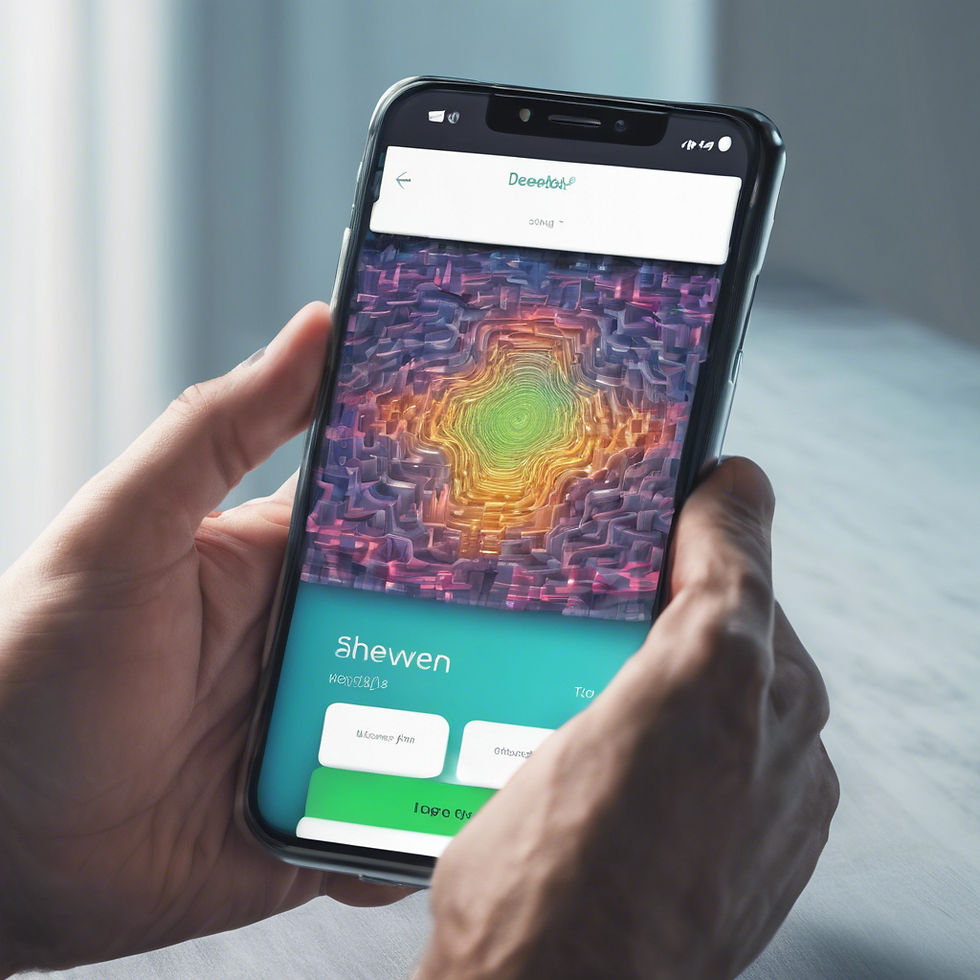 User Downloading Deepseek app on phone.