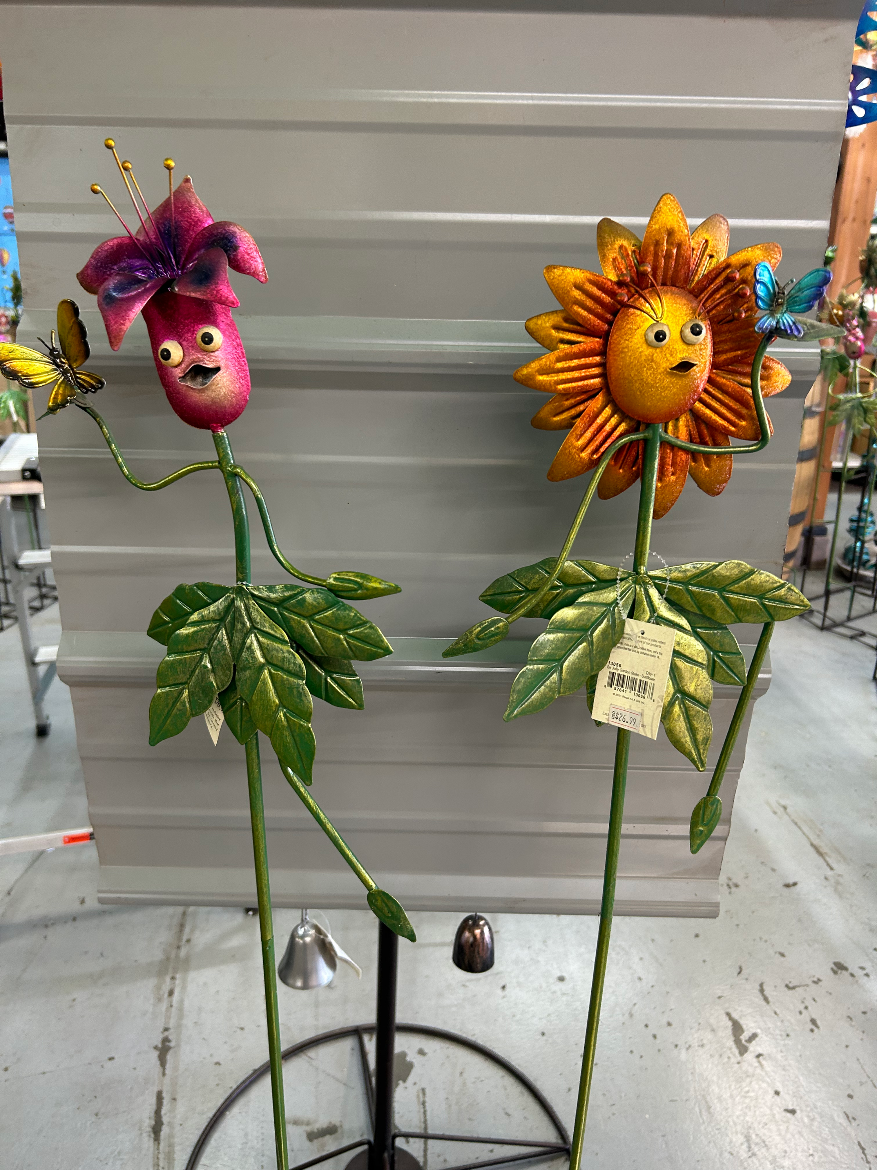 Be Jolly Garden Stake - Sunflower