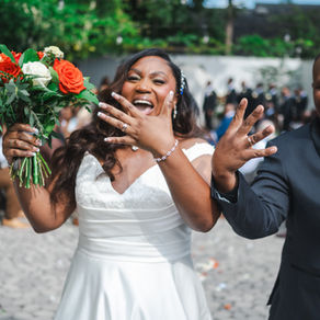 Kia & Devante’s Runway-Style Atlanta Wedding at Brick & Ivey