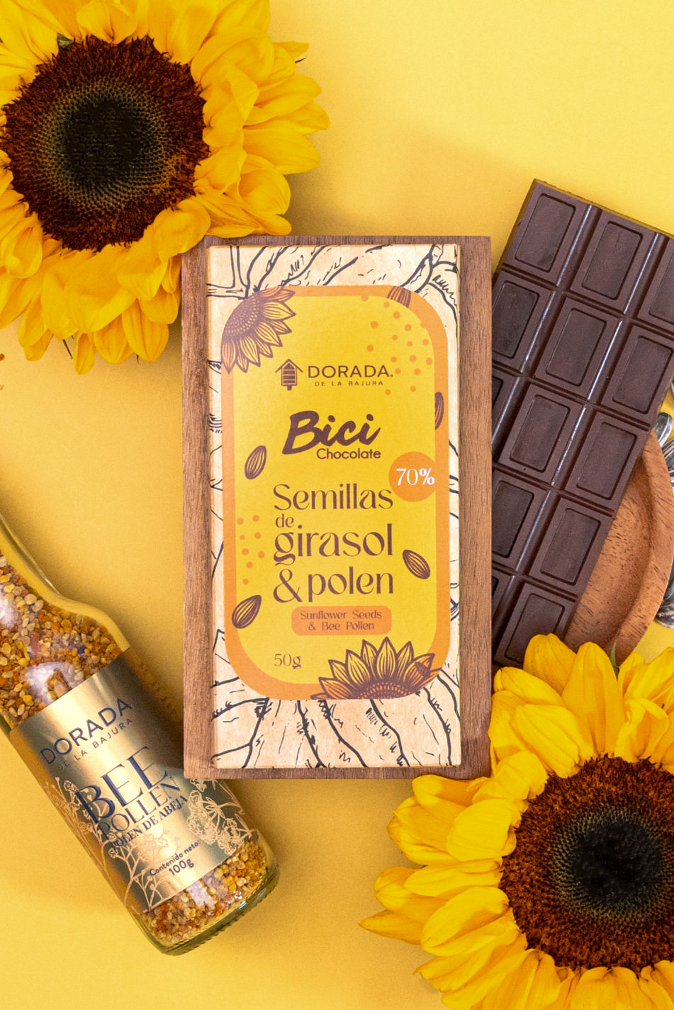 Semillas de Girasol & Polen 70% — 50 g