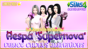 aespa 'Supernova' ChorusX1 Dance Cover Animation {SPECIAL GIFT [DL!]