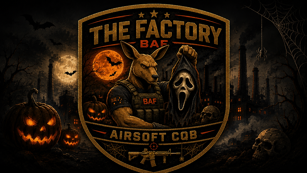 SATURDAY - 31 OCT - 2026 - THE PURGE: CQB EDITION - HALLOWEEN SPECIAL @ Factory
