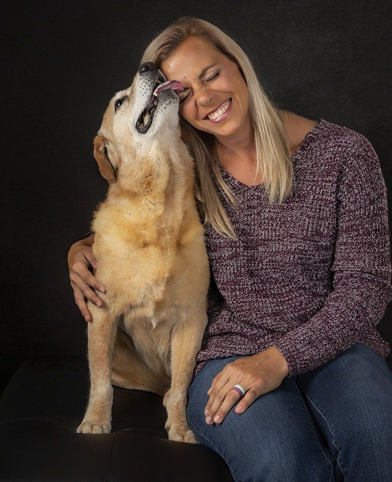 Christie Miller, K9 Mastery dog trainer in Bastrop, TX, with her dog