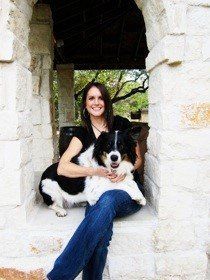 Cassandra and her Australian Shepherd Scout