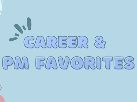 Career development and product management favorites