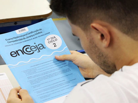 Inscrições para o Encceja começam hoje