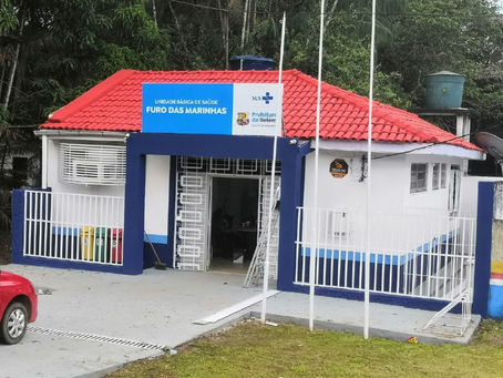 Unidade das Marinhas abandonada foi reformada e entregue pelo prefeito em Mosqueiro