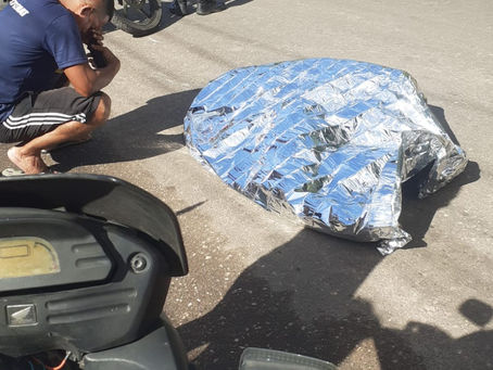 Idoso morre atropelado no bairro de Águas Lindas e população protesta
