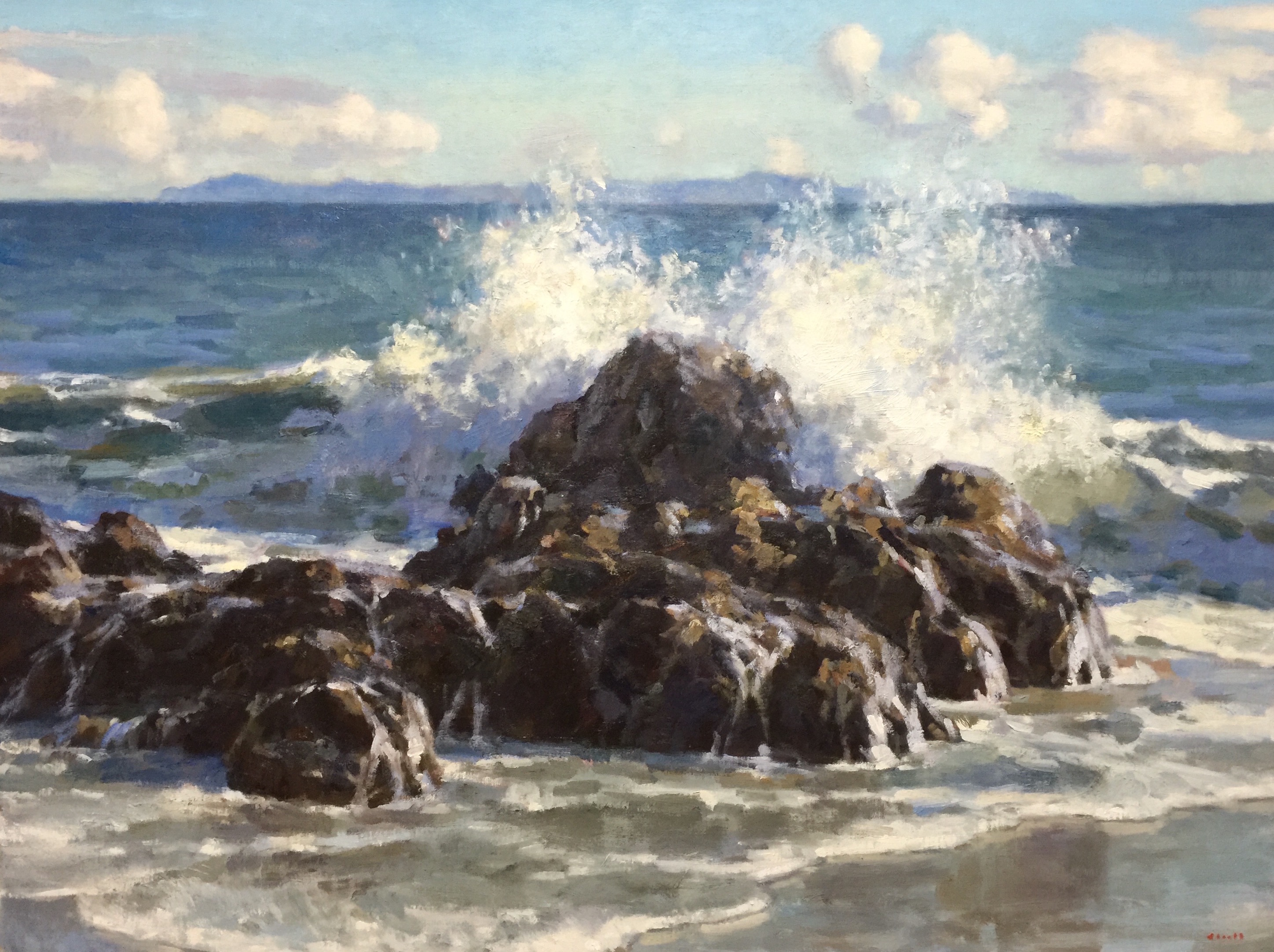 Distant Catalina 36x48 (SOLD)