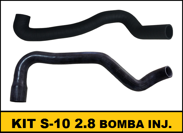 KIT MANGUEIRAS INTERCOOLER S-10 2.8 BOMBA INJETORA (5004B / 5007B)