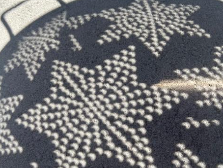 2024年アメリカ皆既日食を水切りザルで観た