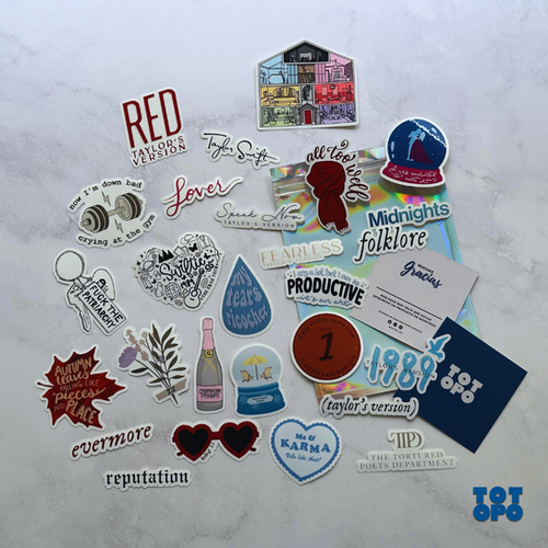 Taylor Swift Eras Tour Stickers 27 stickers TOTOPO