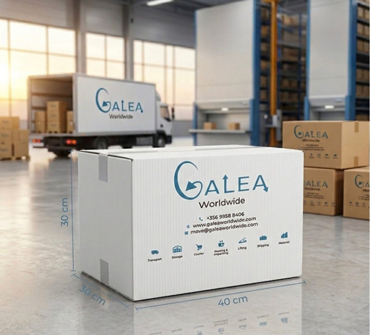 BOX 1 - 40 x 30 x 30cm(H)