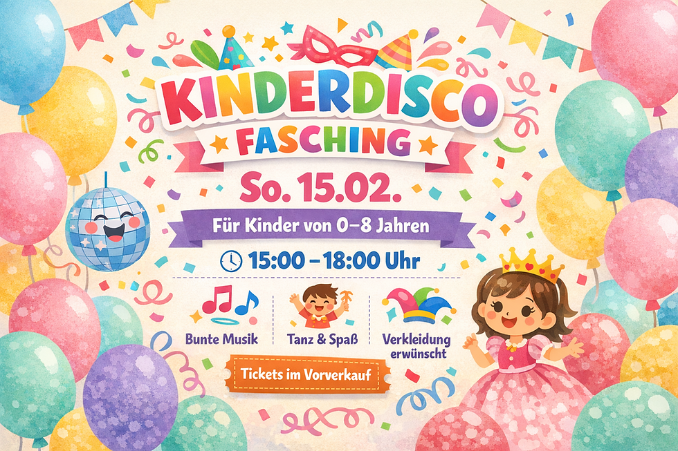 Kinder Faschings Disco 