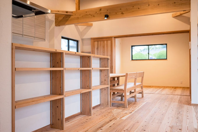 健康な暮らし(平屋) 空気がうまい家 松山市 リビング④