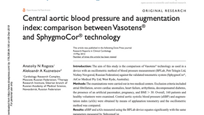 9. Central aortic blood pressure and augmentation index