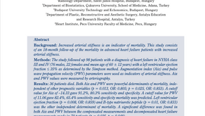 5. 
The prognostic value of arterial stiffness in systolic heart failure.
