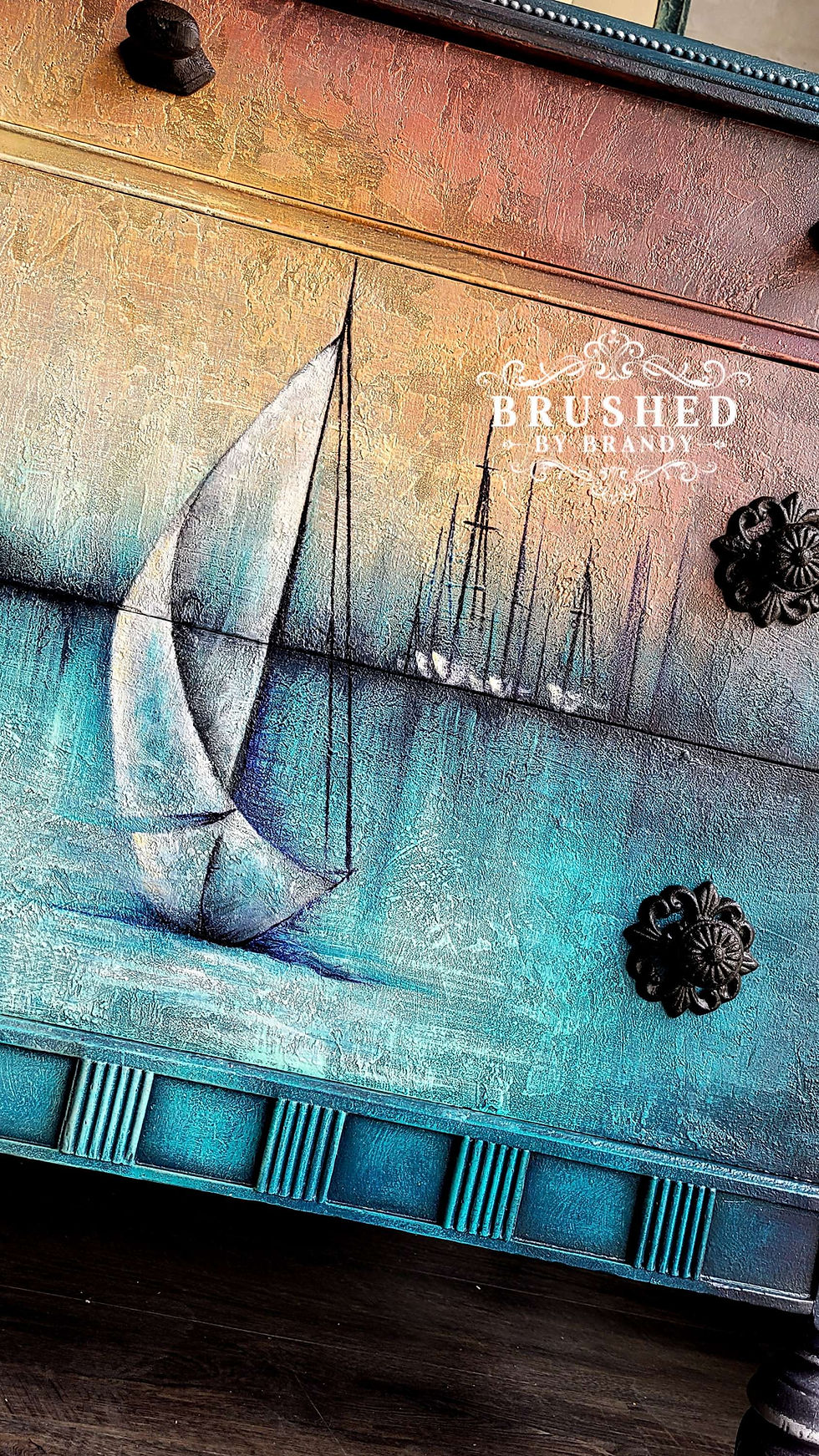 Thumbnail: Sailboats in the marina dresser