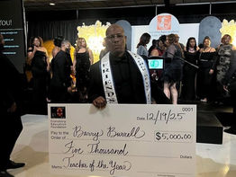 Barry Burrell Named Teacher of the Year by Friendship Education Foundation