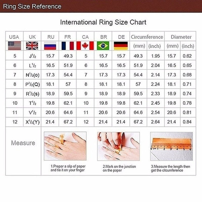 Thumbnail: Elegant  Gold Color Hip Hop Ring for Women, Wedding/Engagement Rings Set