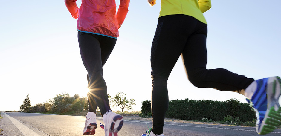 Couple Running